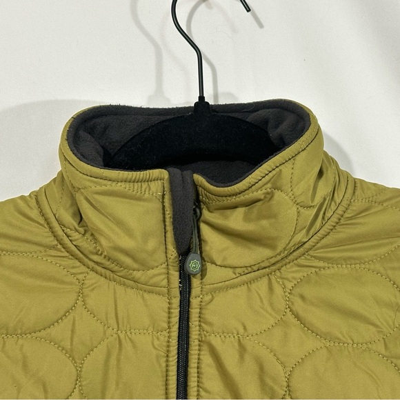 Sahalie Quilted-Front Fleece Jacket — Women’s M (Olive/Black) - Picture 7 of 8
